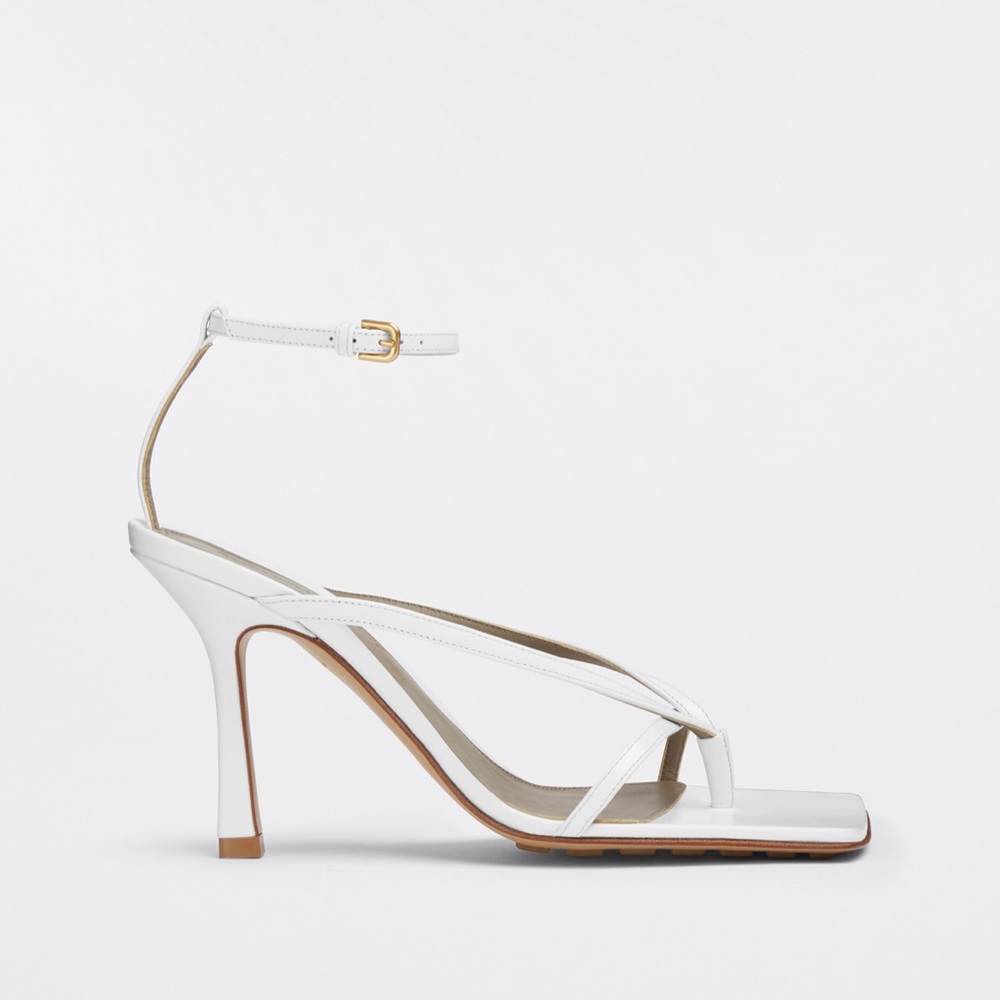 Bottega Veneta stretch sandals white